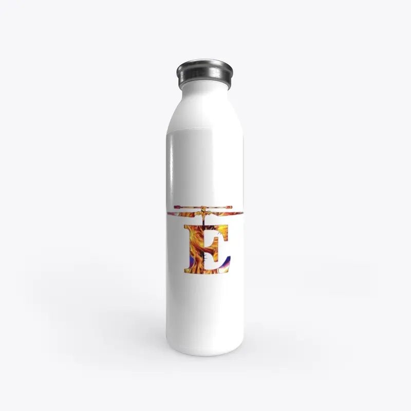 Stainless water bottle .